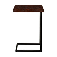 Left side view, minimalist design accent table.