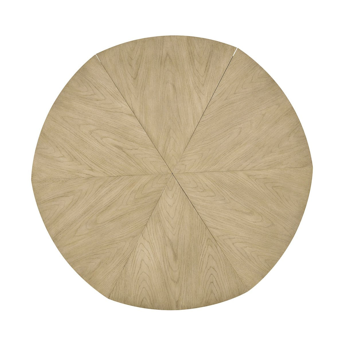 Top view of oak dining table surface pattern.