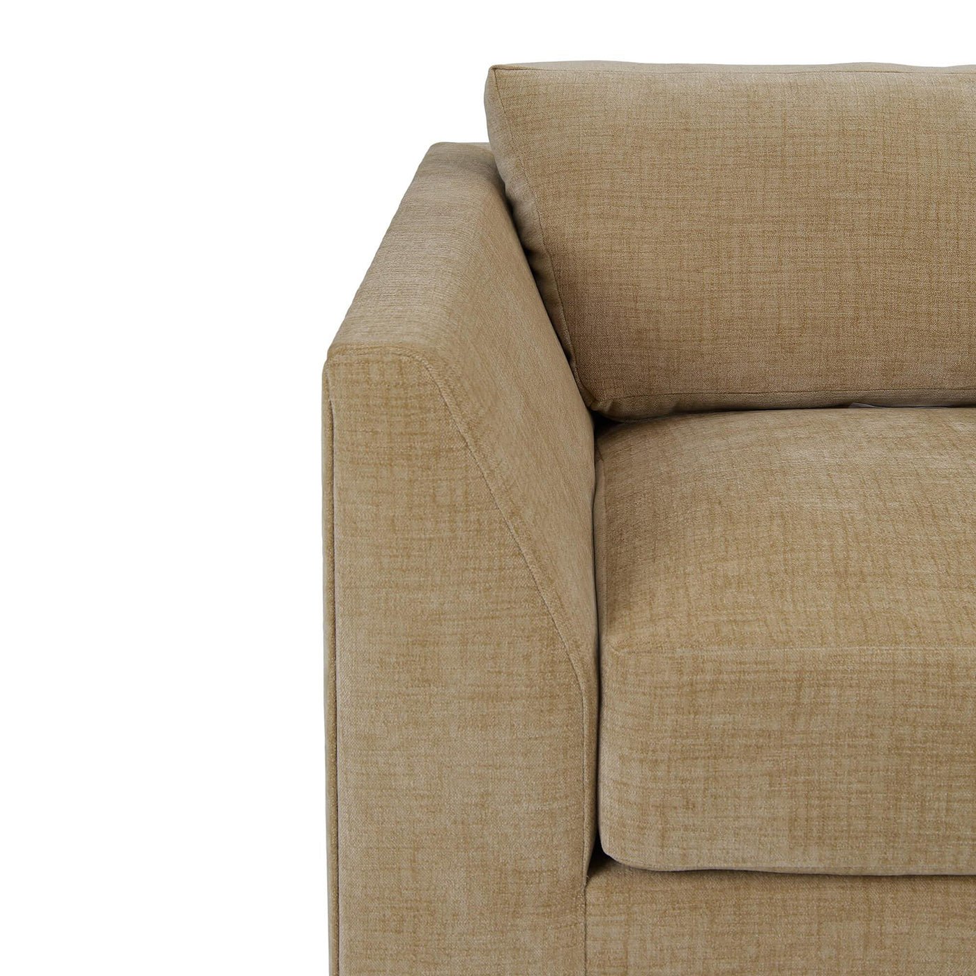 Mid - Century Modern Armchair – French Yellow Performance Fabric - English Georgian America
