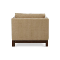 Mid - Century Modern Armchair – French Yellow Performance Fabric - English Georgian America