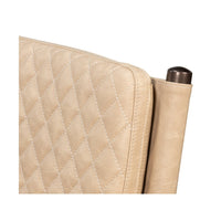 Mid-Century chair, close-up back corner.