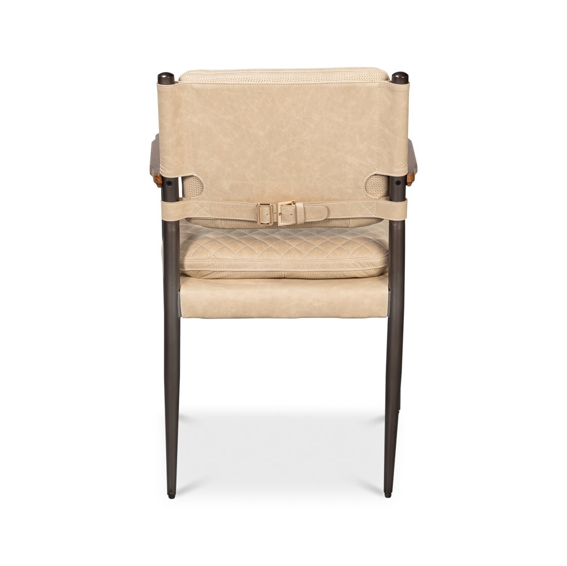 Mid-Century Modern chair, back view.
