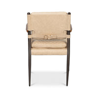 Mid-Century Modern chair, back view.