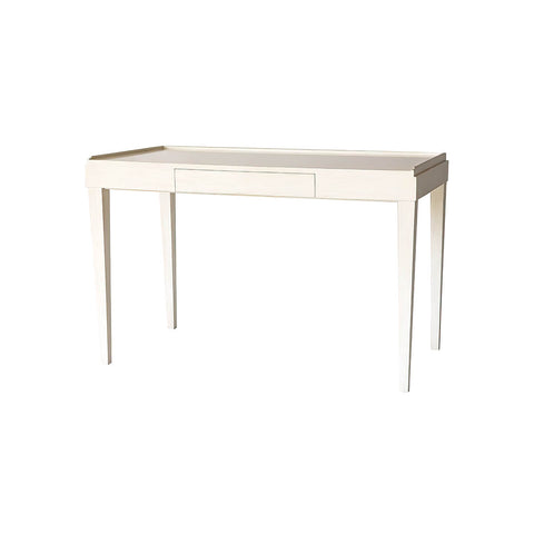 Mid Century Modern Style Desk - Drift White