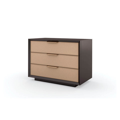 Mid Century Modern Three Drawer Nightstand