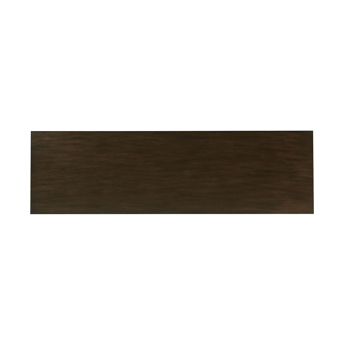 Top view of mid-century dresser surface.