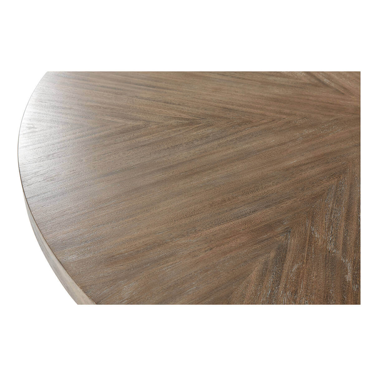 Close-up of dining table wood top texture.