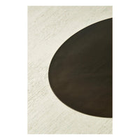 Detail of dining table center design.