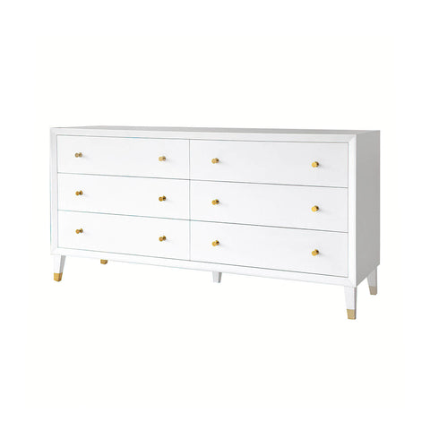 Mid Century Style White Dresser