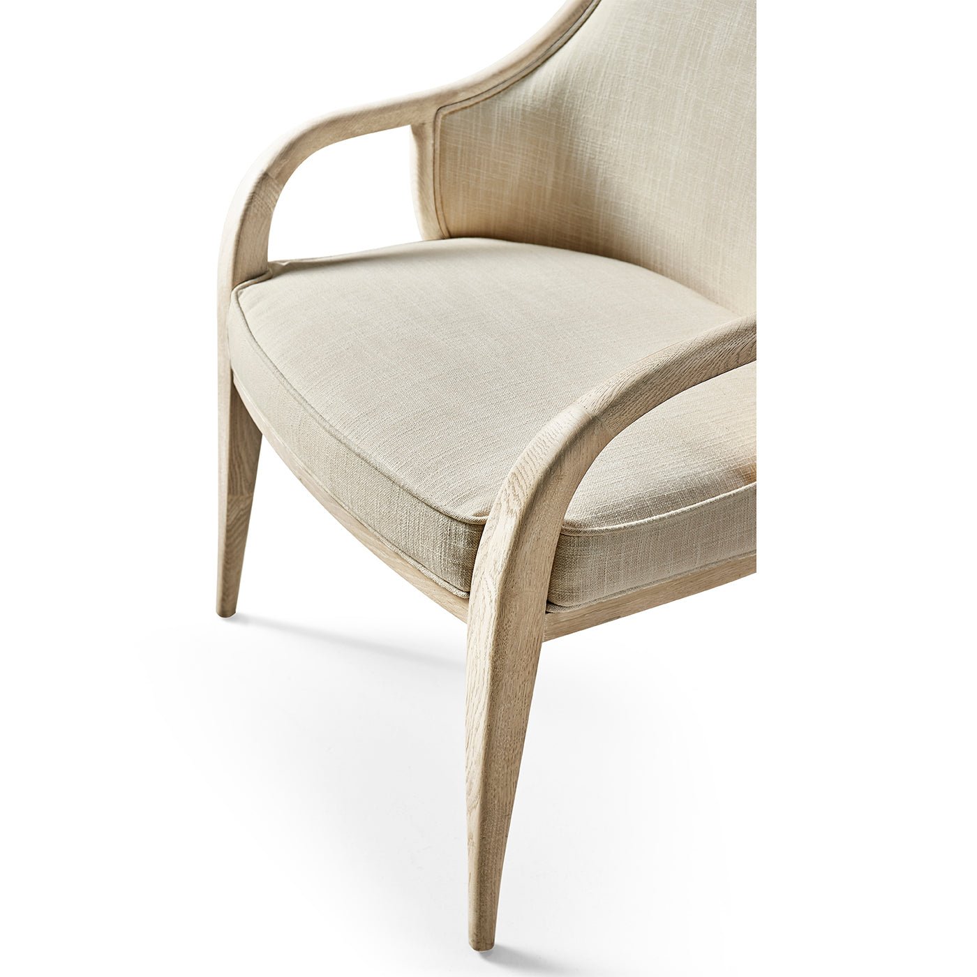 Lower front angle showing chair legs and seat.