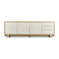 Modern Coral Media Cabinet - English Georgian America