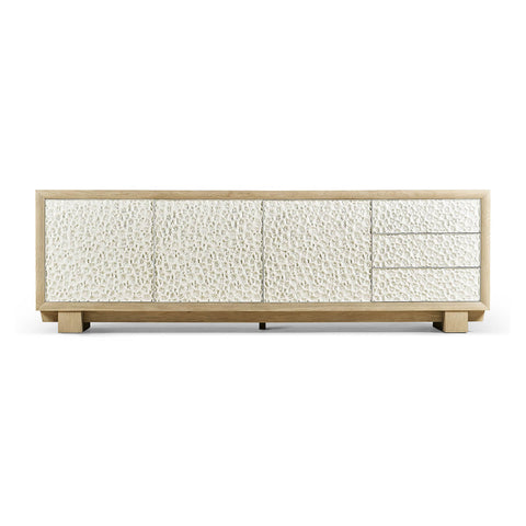 Modern Coral Media Cabinet