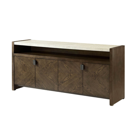 Modern Dark Ash Media Cabinet