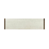 Top-down view of modern media cabinet surface.