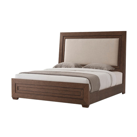 Modern Dark Oak King Size Bed