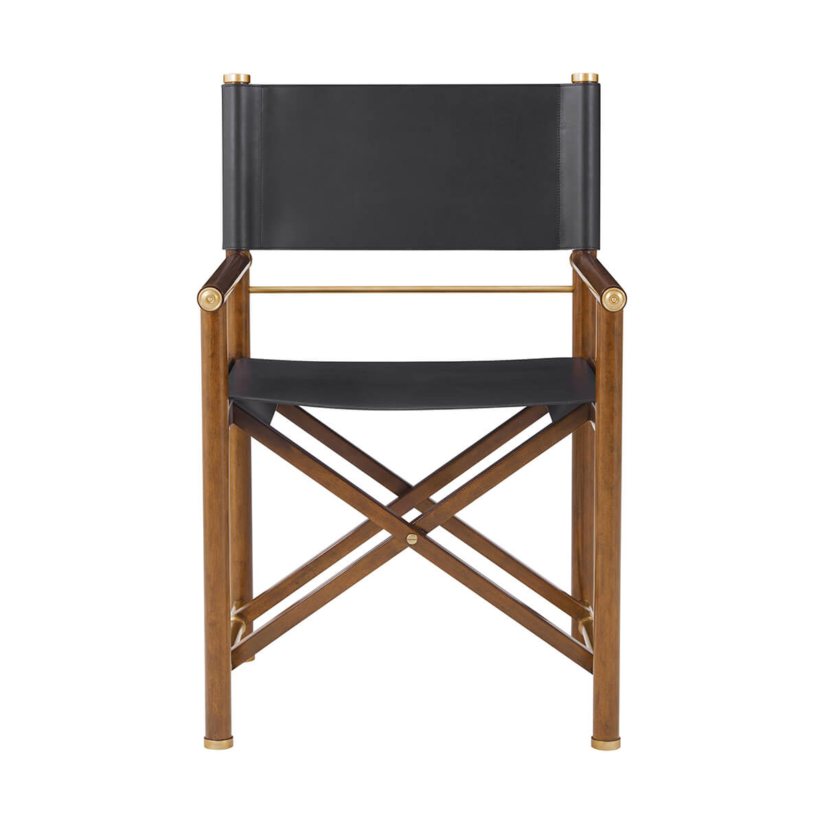 Front perspective of a modern director's desk chair