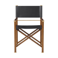 Front perspective of a modern director's desk chair