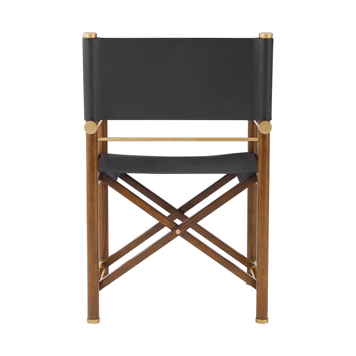 Rear view of modern director's desk chair