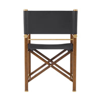 Rear view of modern director's desk chair