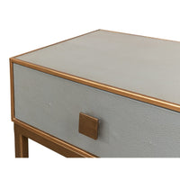 Close-up of nightstand drawer detail