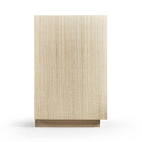 Side view of Modern Koto Nightstand showing textured finish.