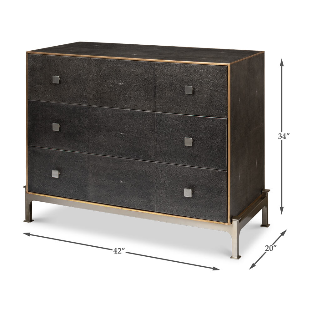 Modern Leather Wrapped Dresser – EGA HOME