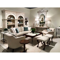 Elegant living room featuring modern nest of tables.