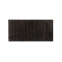 Detailed top view of dining table surface.