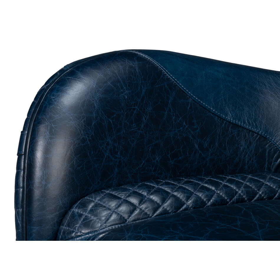 Close-up of armchair quilted fabric texture.