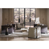 Modern Scandinavian coffee table, in spacious living room setting