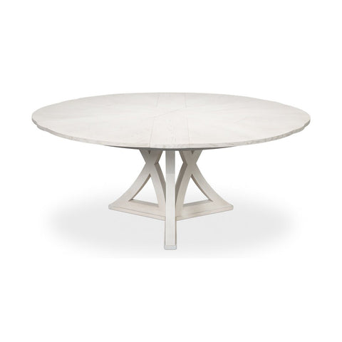 Modern White Oak Expanding Jupe Dining Table - 71"