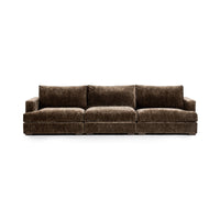 Modular Sofa with Reversible Cushions, 3 Piece