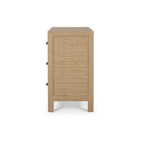 Natural Rattan Chest of Drawers - English Georgian America