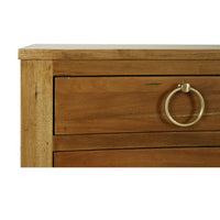 Neo Classic Incurved Commode chest, top corner detail.