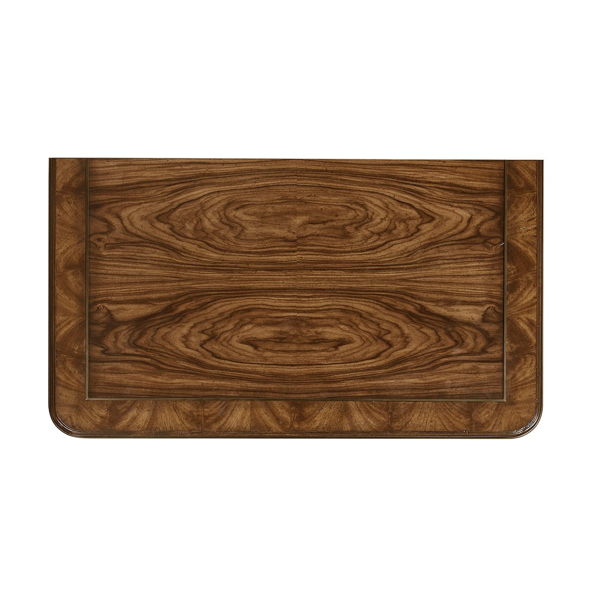 Top surface pattern of neo classic bedside chest, close-up.