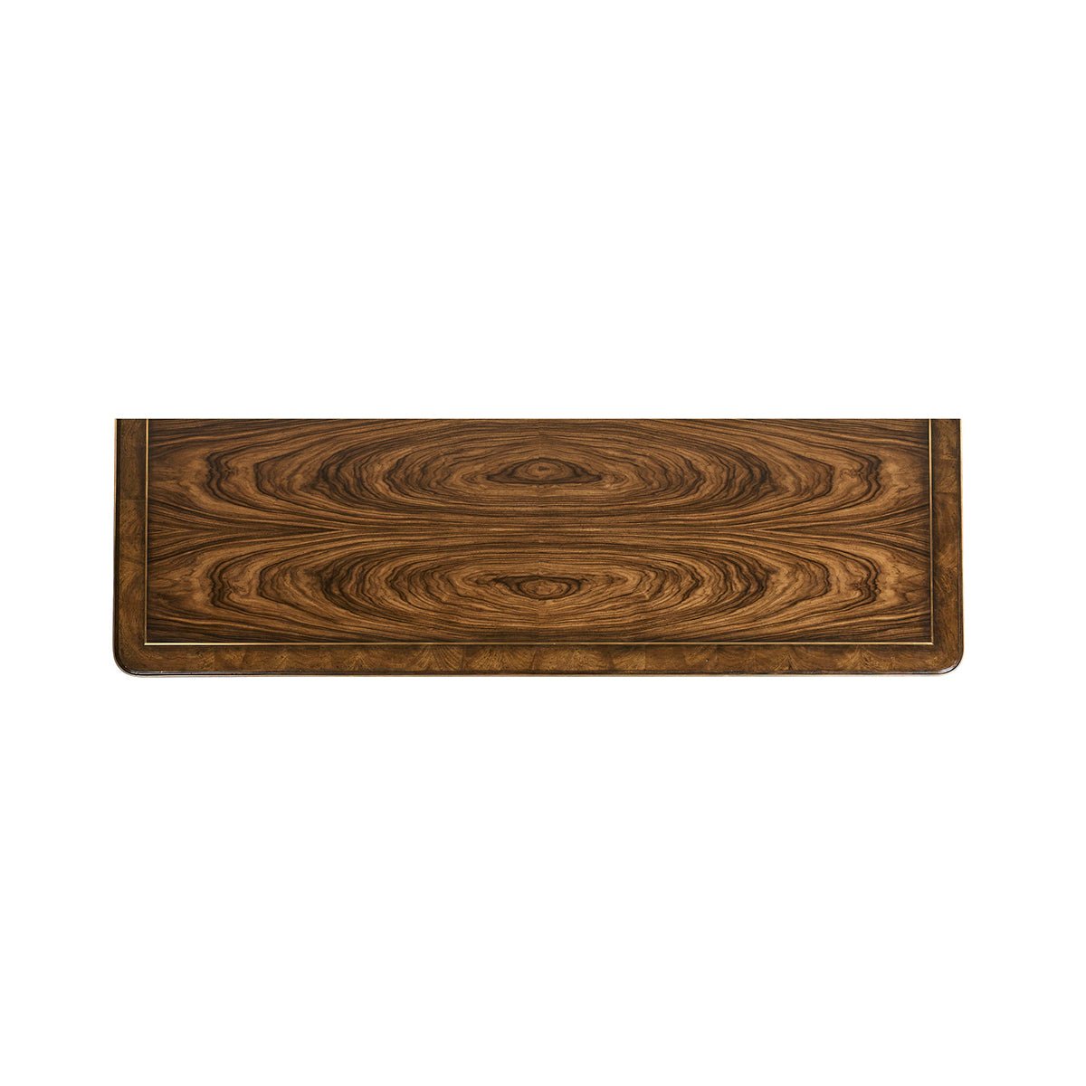 Top view of Neo Classic inspired dresser showing wood pattern.