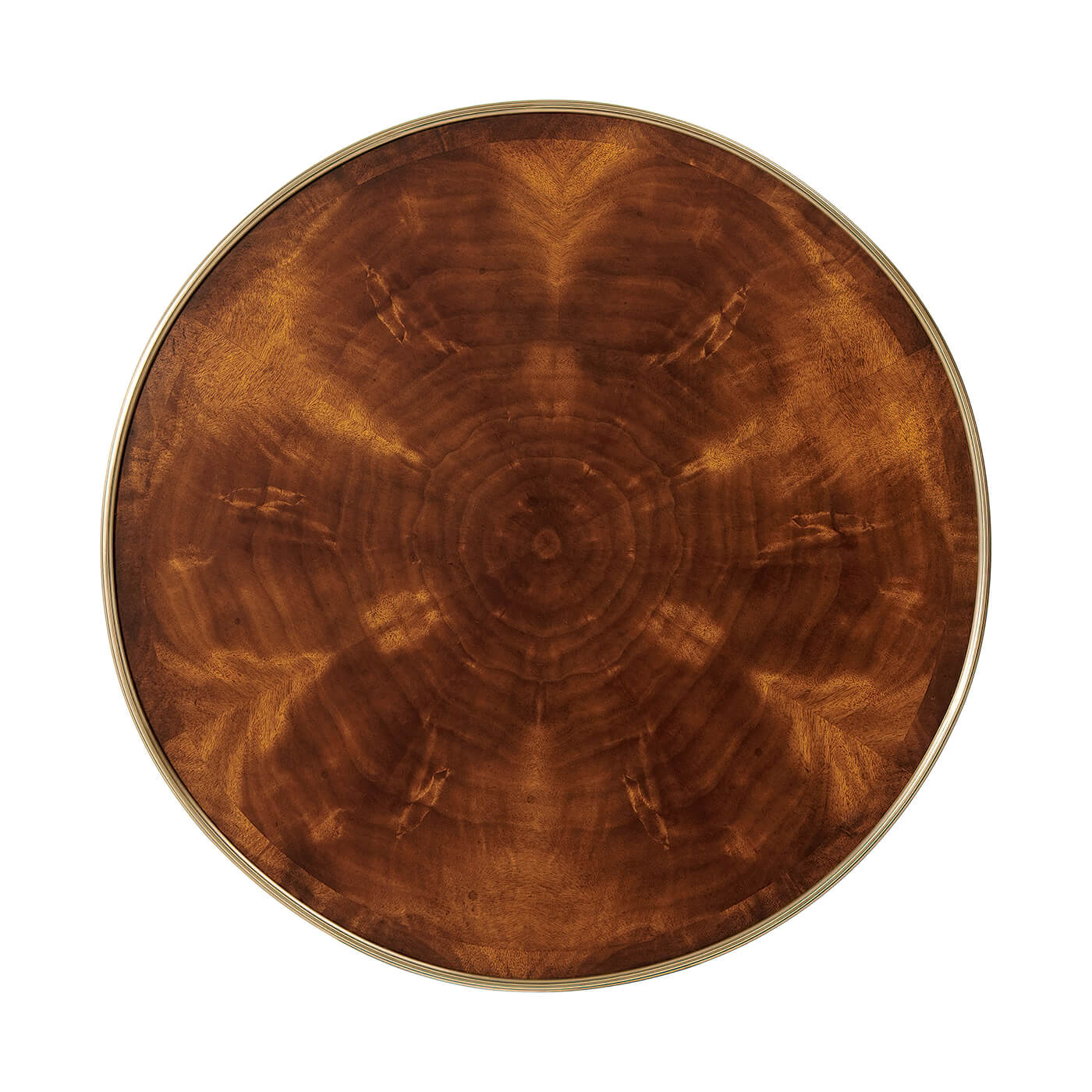 Top view of Neo Classic round end table surface.
