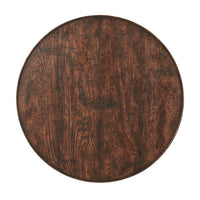 Top view of oak mahogany cricket table surface texture.