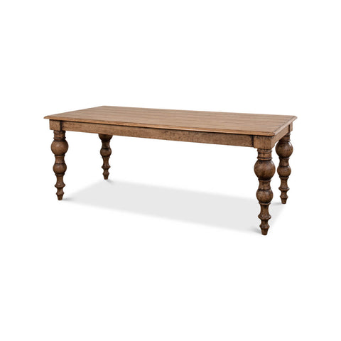 Oak Farmhouse Dining Table