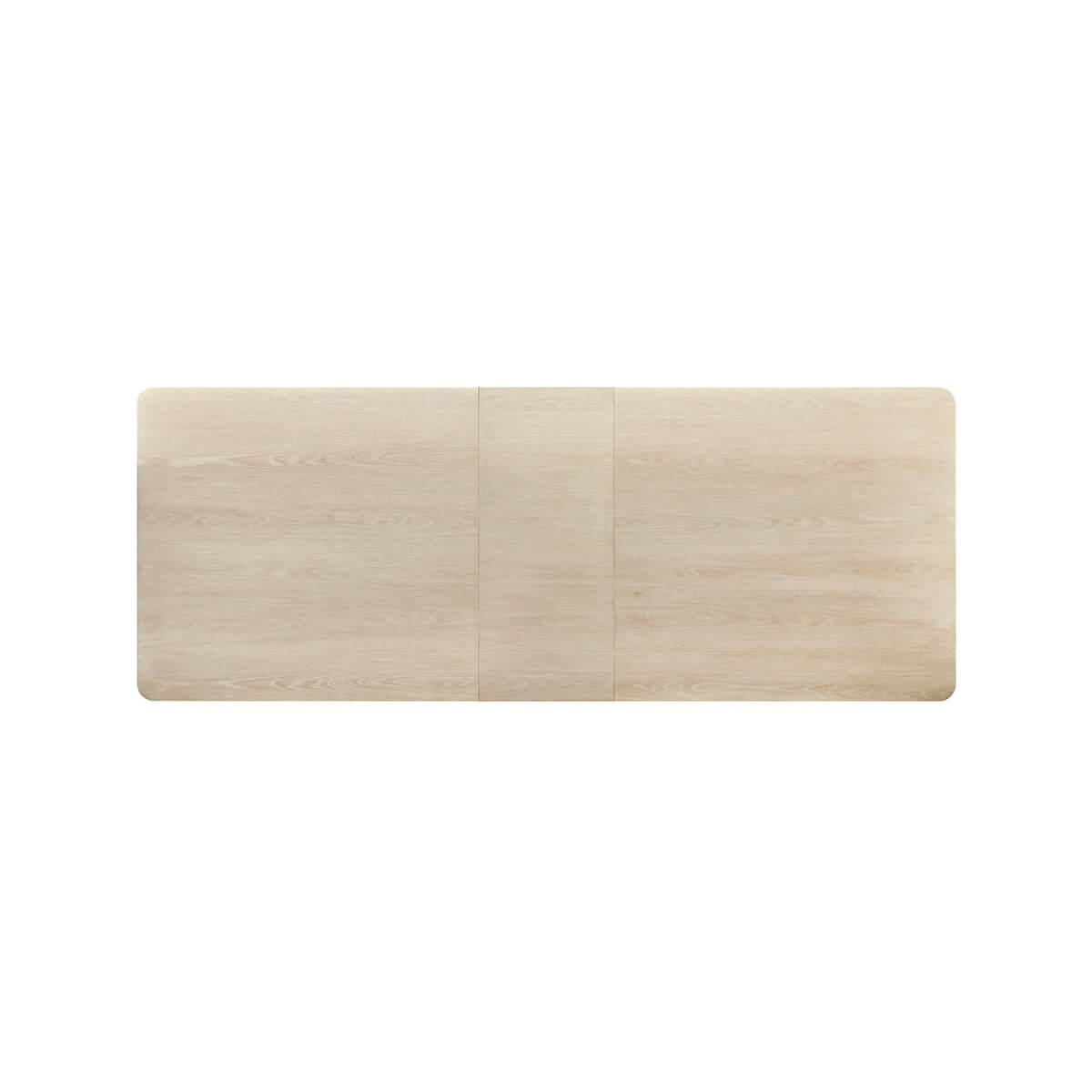 Rectangular dining table top, top-down view.