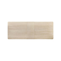 Rectangular dining table top, top-down view.