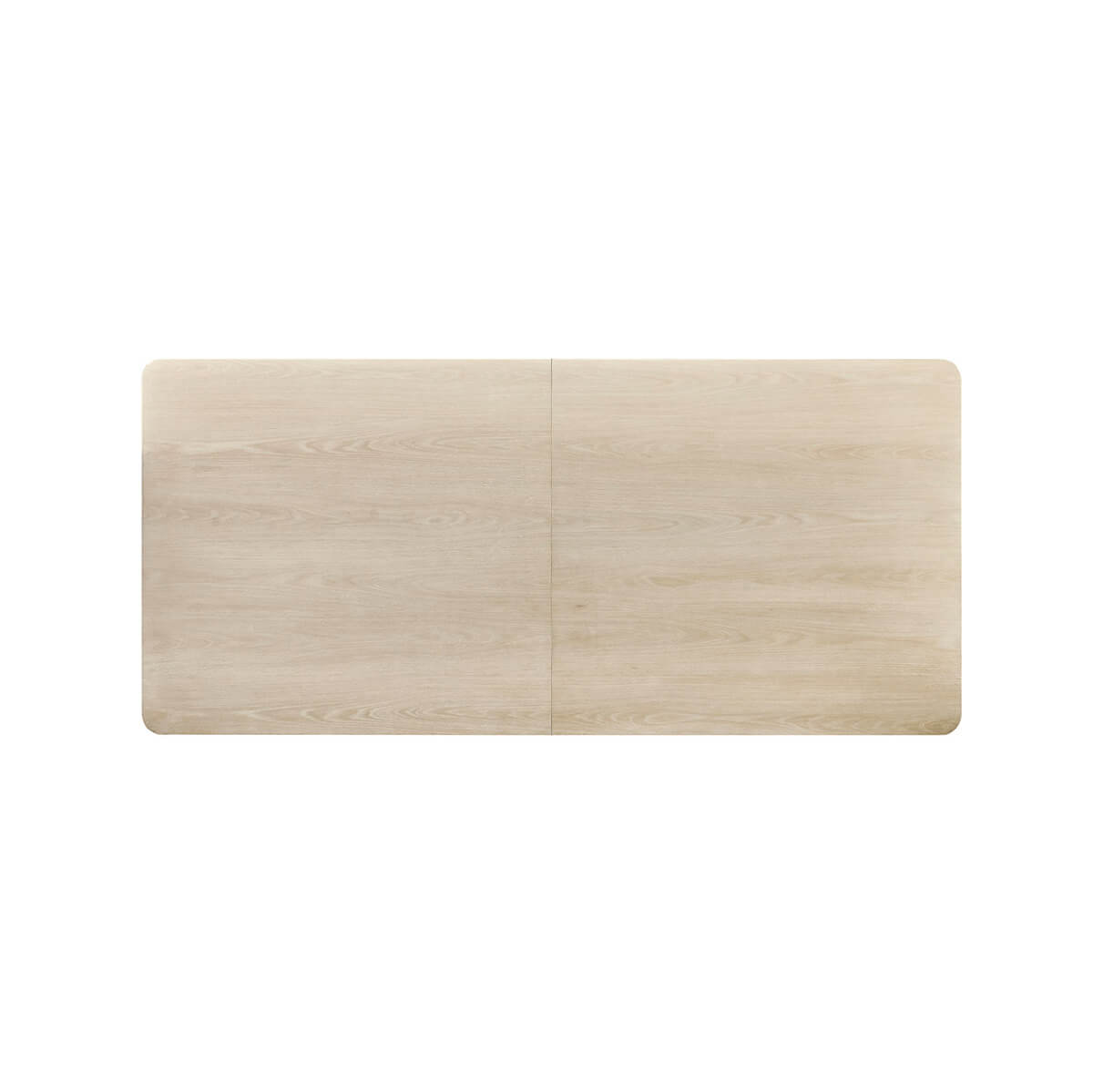 Rectangular dining table top, alternate angle.