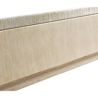 Side detail of Danish king bed base.