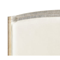 Close-up of bed headboard, Danish cord detail.
