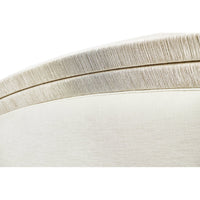 Upper curvature of Danish cord bed headboard.