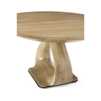 Oak dining table, corner view, smooth wood texture