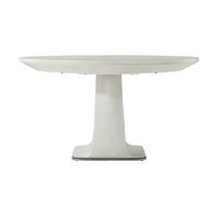 Side view, dining table, base detail, minimalist design