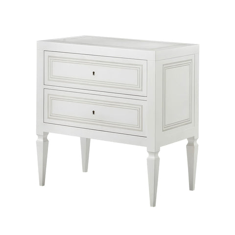 Painted Italian Neo Classic Bedside Chest