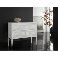 Italian Neo Classic chest placed in elegant modern room.