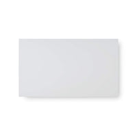 Top view of rectangular white coffee table.